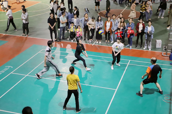 文化活动丨我院举办2019年冬季职工运动会气排球比赛