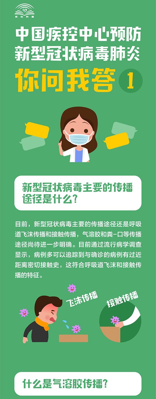 你问我答！中国疾控中心解答新冠肺炎相关问题